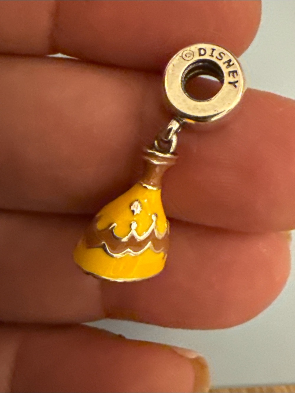 Disney Yellow Enamel Dress Dangle Charm by Pandora - Picture 3 of 7